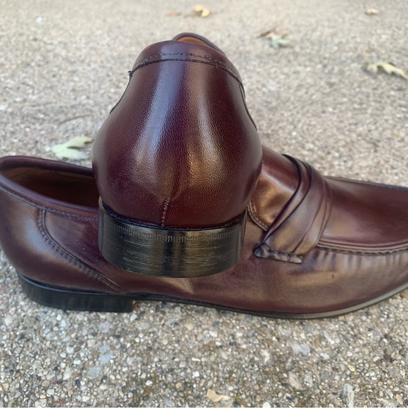 Allen Edmonds “ Bergamo “ Size 15D  Rich Burgundy Leather Loafers - Picture 2 of 7